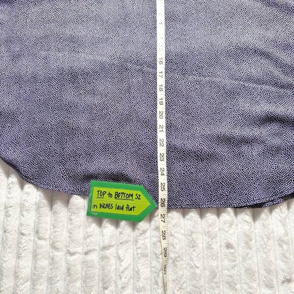 Anne Klein Cowel Neck Navy Polka Dot Cap Sleeve Blouse Top Women's SZ 2X NWT - Picture 8 of 11